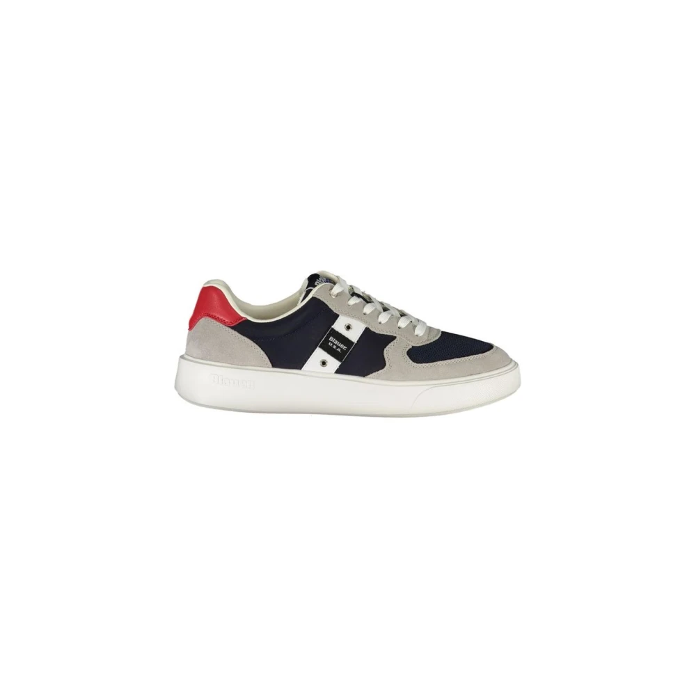 Blauer Men's Multicolor Sneakers, 11 Uk, Luxury Blue Sports Trainers