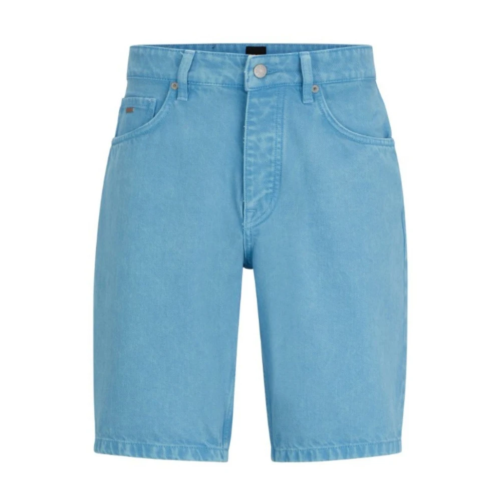 Hugo Boss Heren Anderson Shorts Pistol Stijl Blue Heren