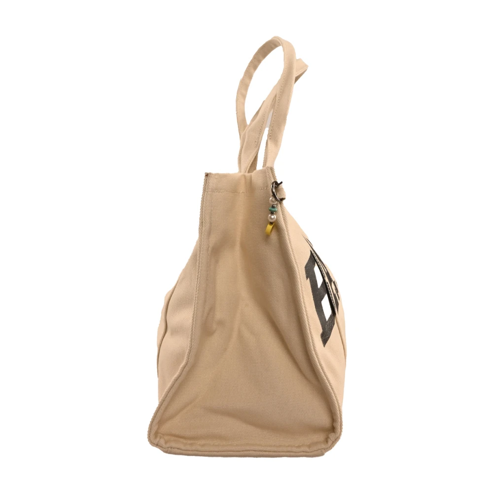 Barrow Nylon Tote tas met College Stijl White Dames
