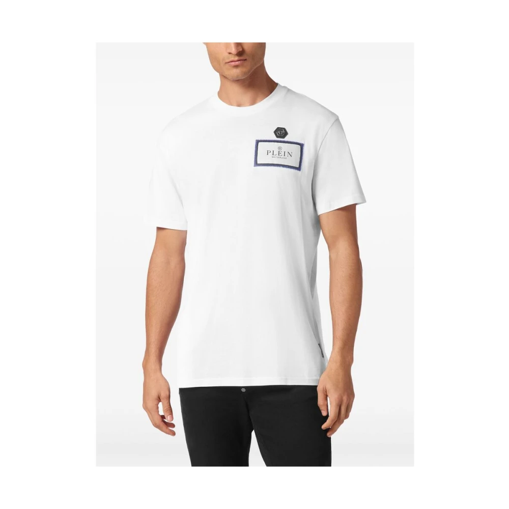 Philipp Plein Stijlvol T-shirt Mtk8133 Pjy002N 01 White Heren
