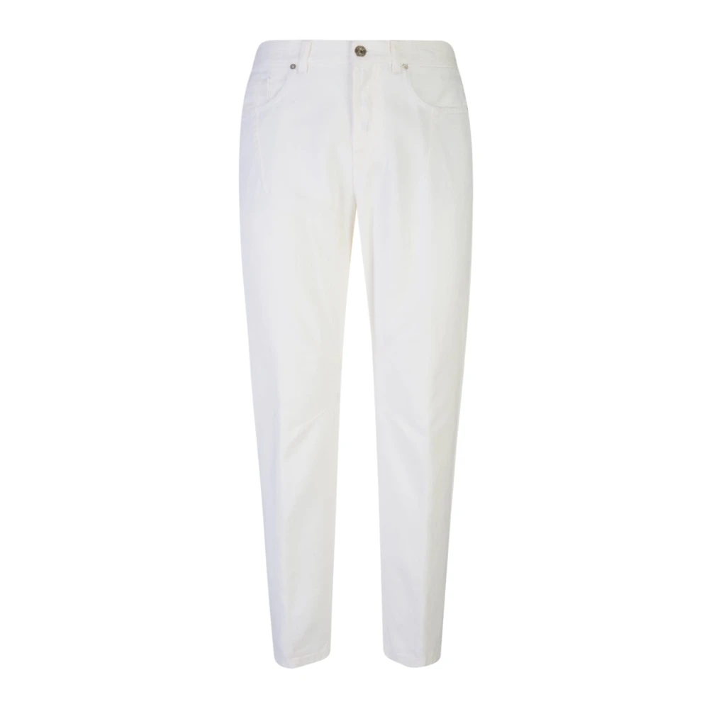 Eleventy Men's White Pantalone Pences Bottoniera - Slim Fit Jeans - W31 - Jeans