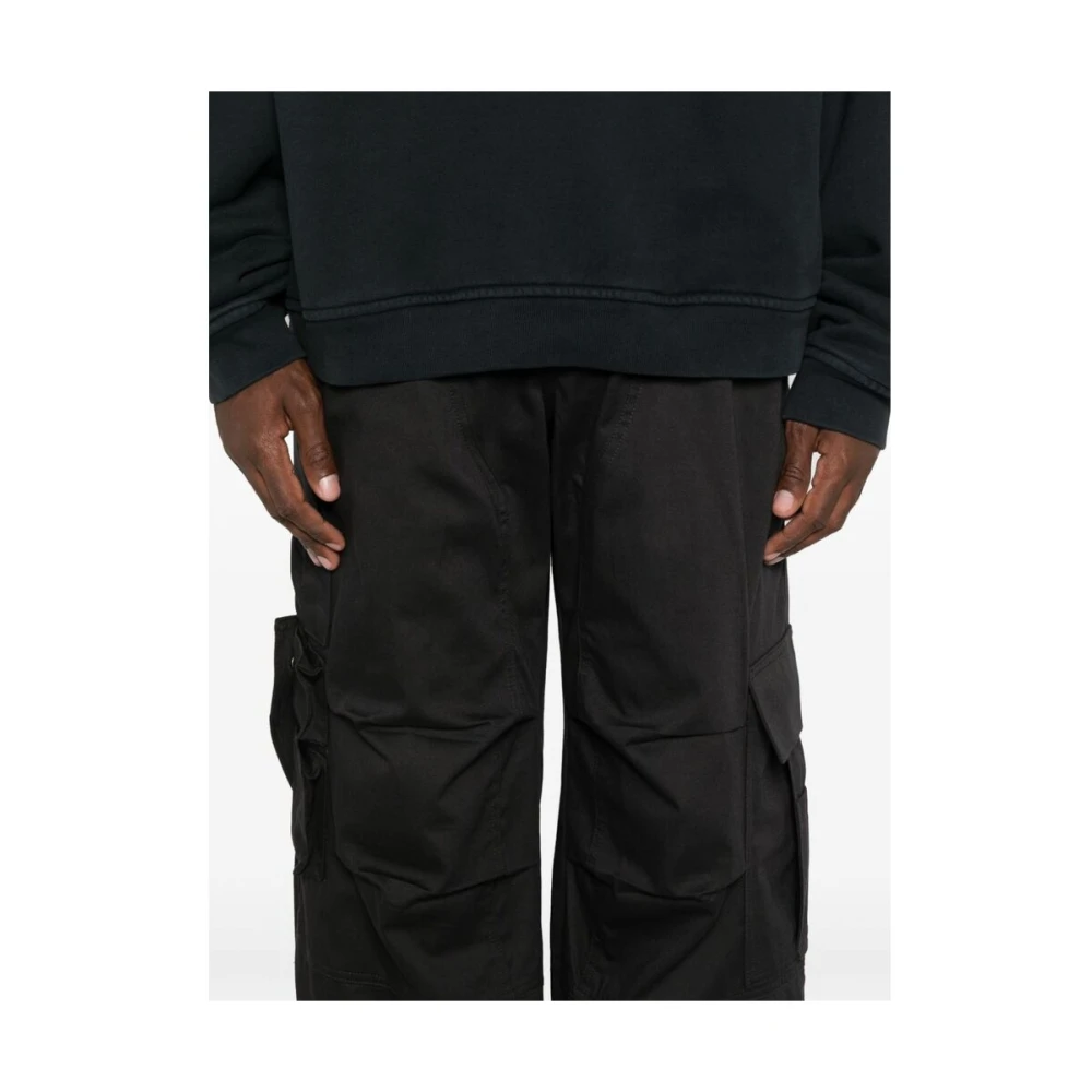 Rhude Cargo Broek met Zakken en Trekkoordzoom Black Heren