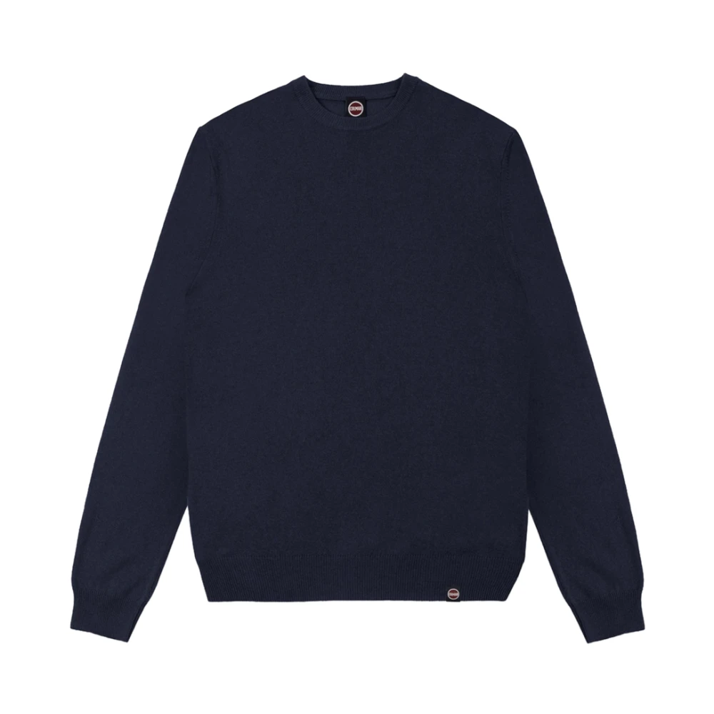 Colmar Blauwe Sweater Basic Ronde Hals Stijl Blue Heren