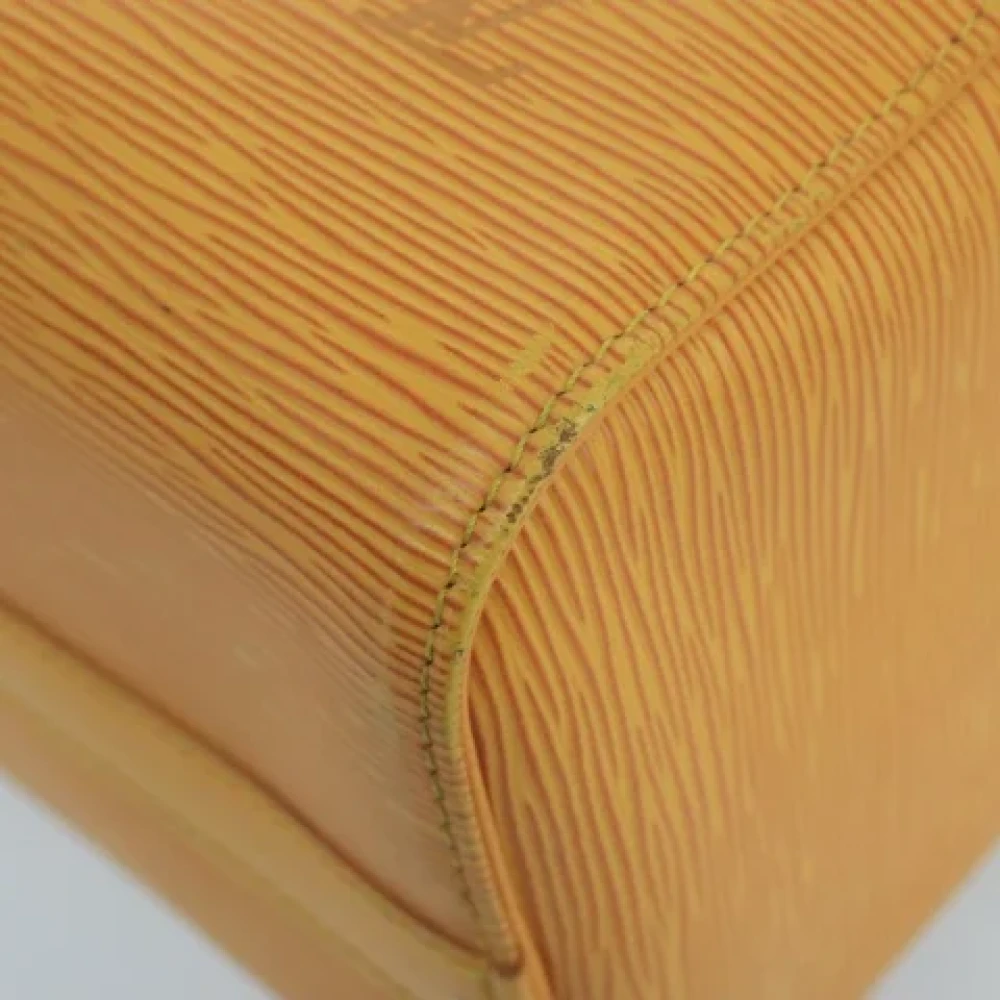 Louis Vuitton Vintage Pre-owned Leather louis-vuitton-bags Yellow Dames