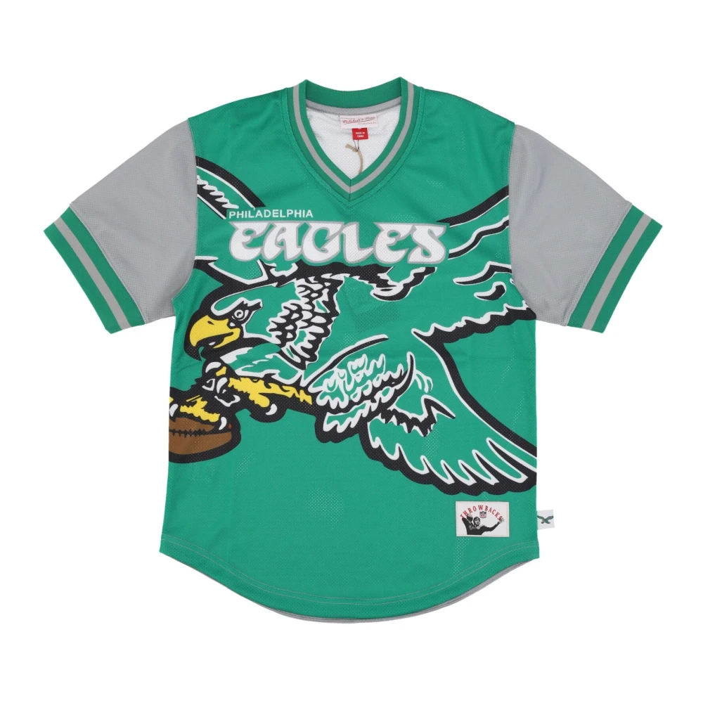 Mitchell & Ness NFL Jumbotron 3.0 Mesh V-neck Jersey Green, Herr