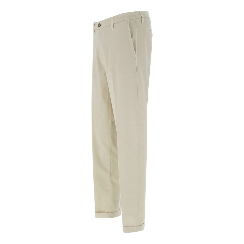 Re-Hash Witte Chino Broek Katoenmix White Heren