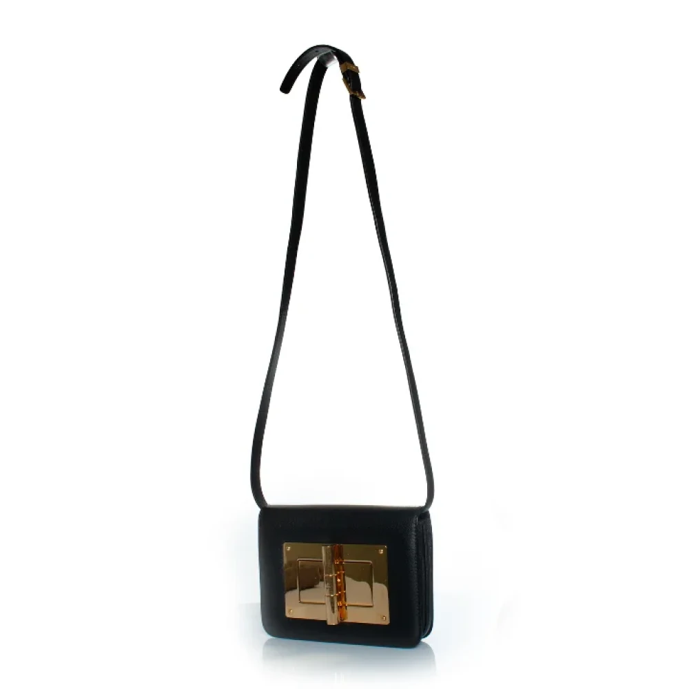 Tom Ford Pre-owned Leather crossbody-bags Black Dames