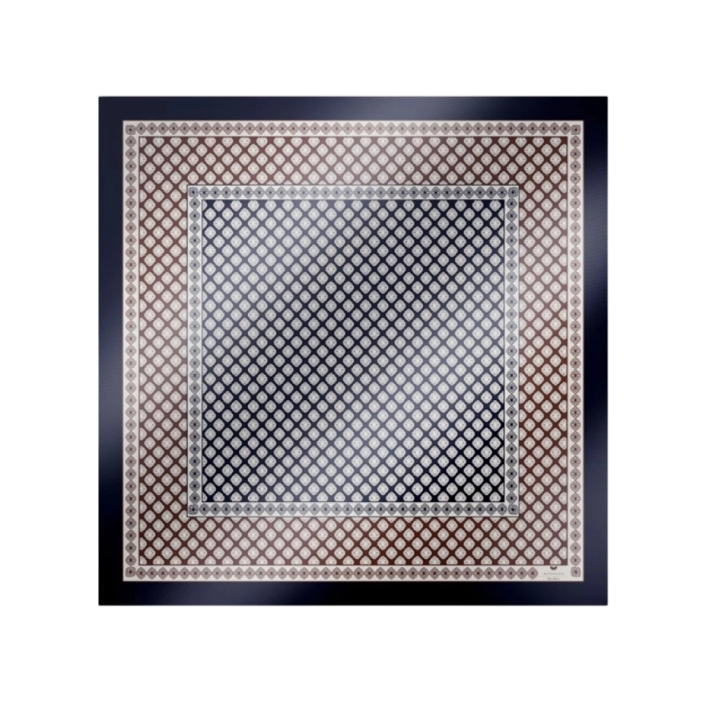 Weekend Max Mara Women's Blue Silk Scarves, One Size, Wkaonesto Square Foulard