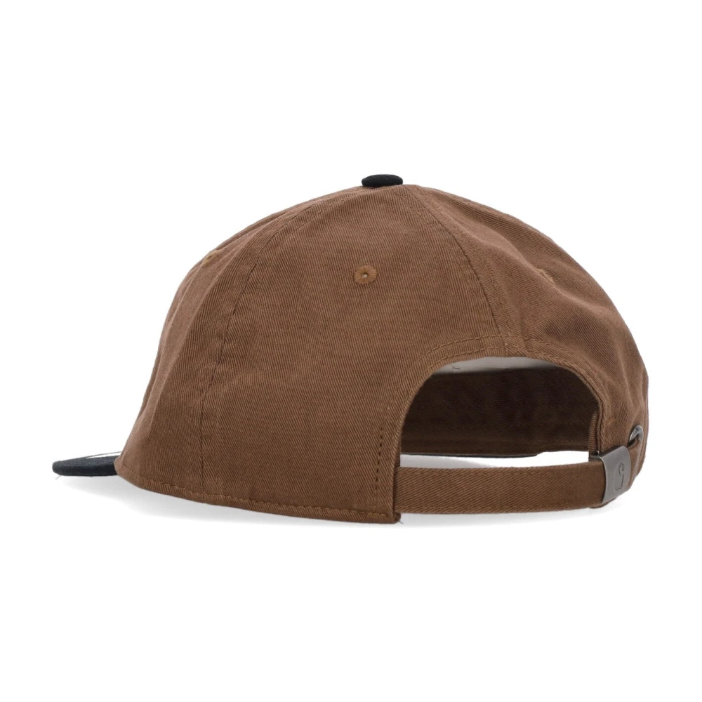 Carhartt WIP Bruin zwarte platte klep pet Brown Heren