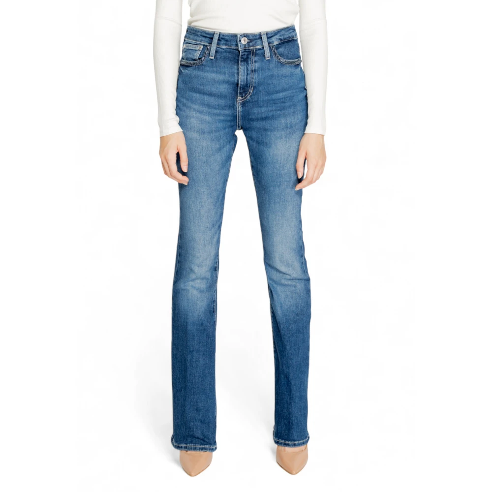 Guess Herfst Winter Dames Jeans Flare Stijl Blue Dames