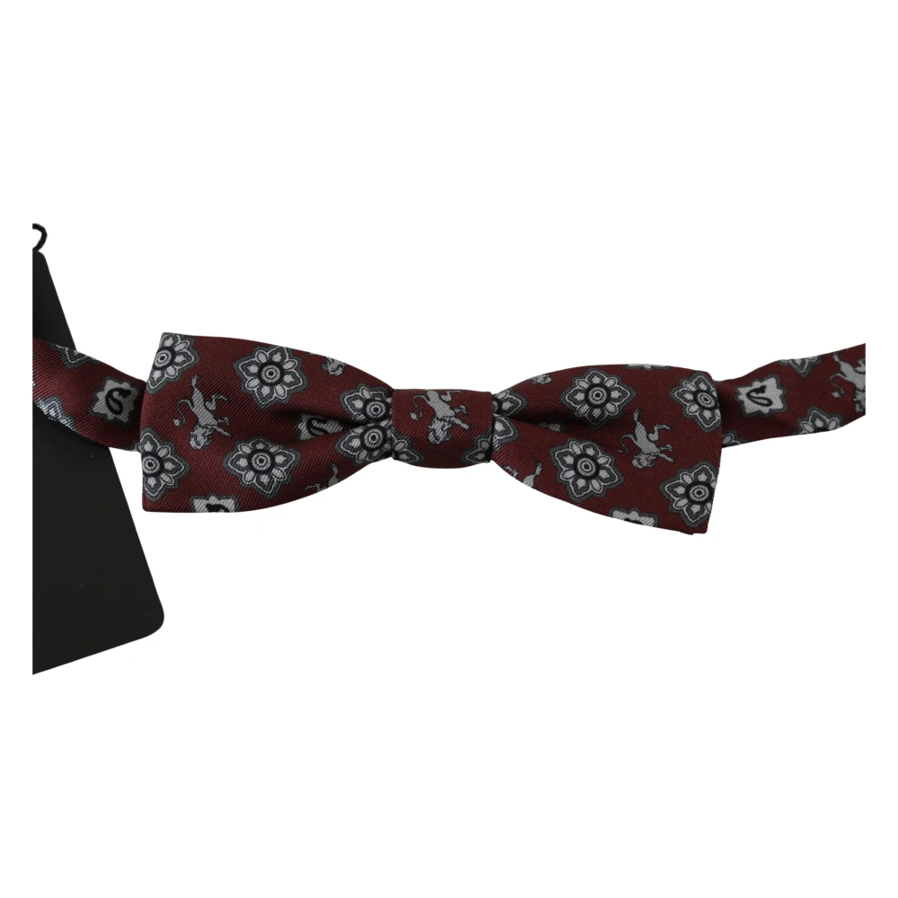 Dolce & Gabbana Mannelijk Rood Accessoires Heren, One Size, Gestrikte Vlinderdas