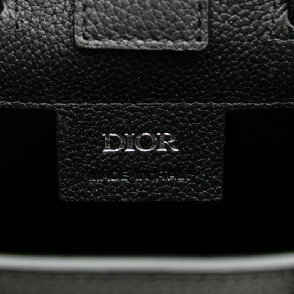 Dior Vintage Pre-owned Leather totes Black Dames
