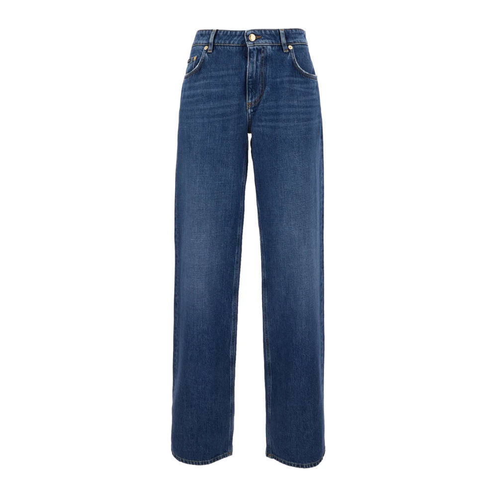 Dolce & Gabbana Blue Wide Jeans, Female, M, Jeans