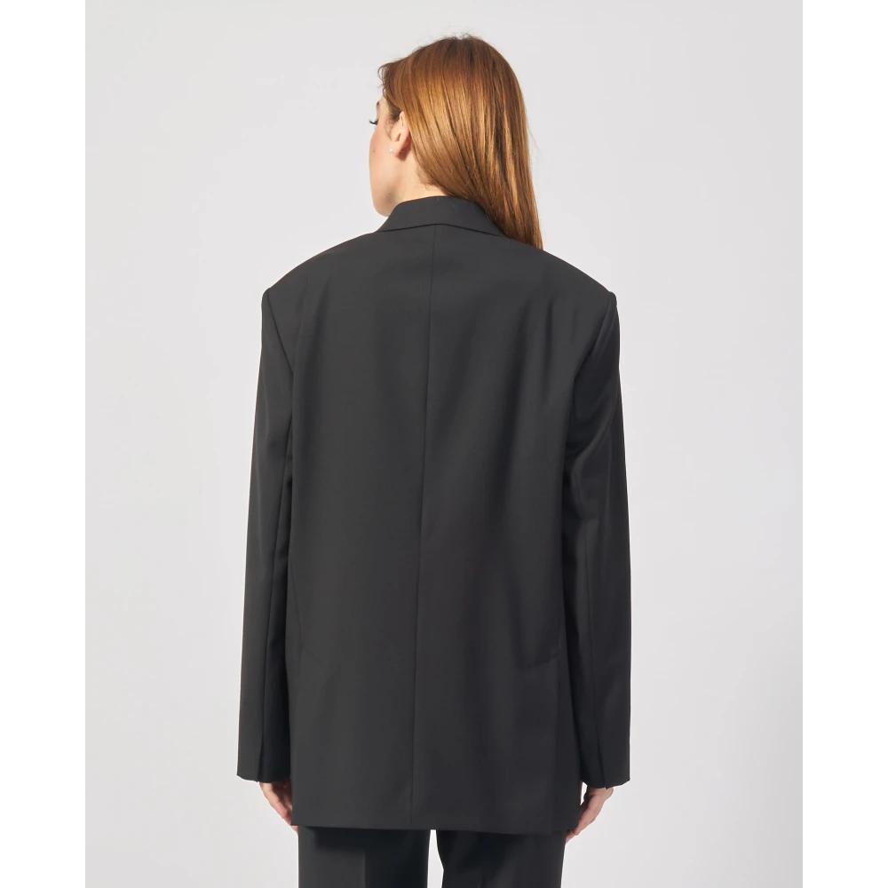 Hugo Boss Elegante dames double-breasted jas Black Dames