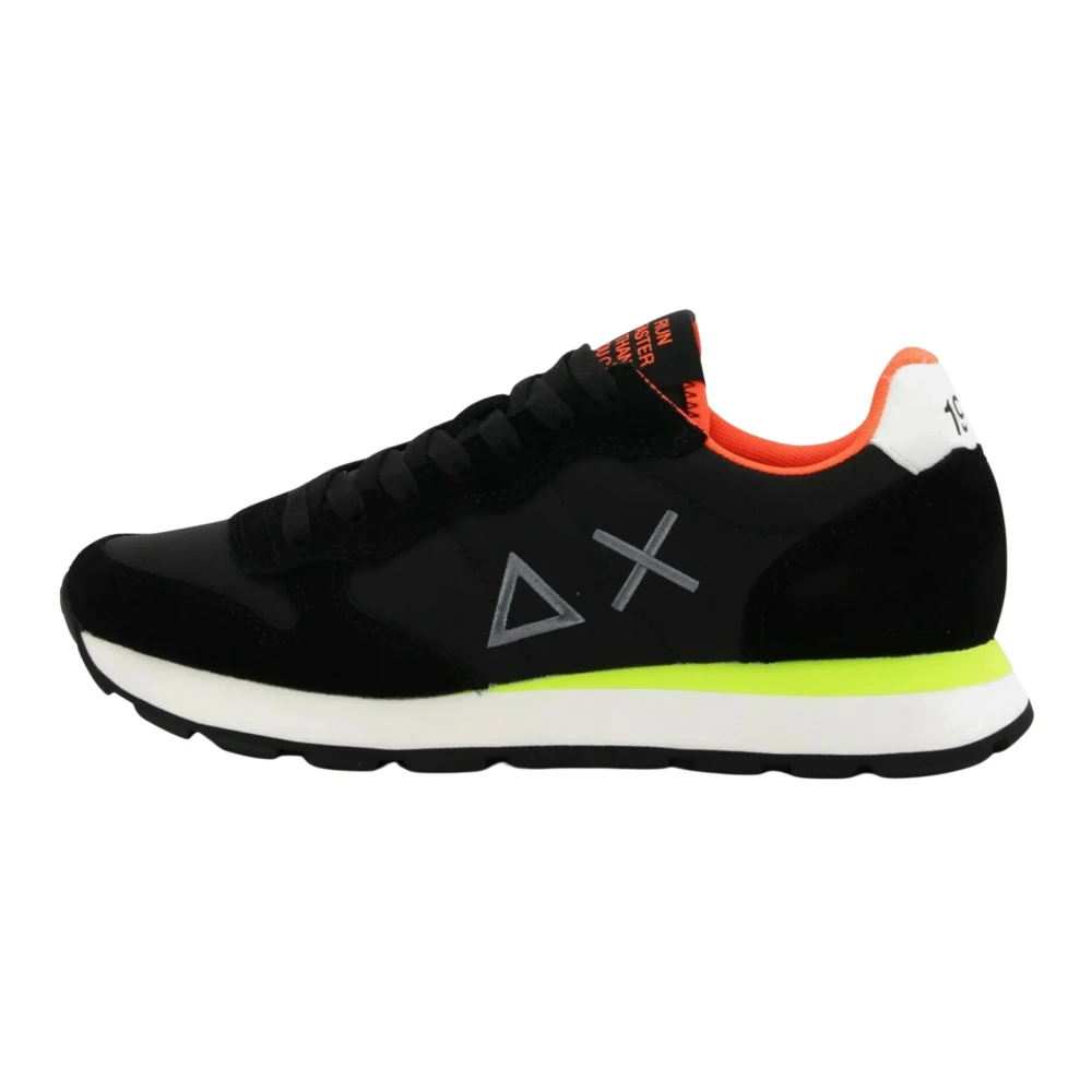 Sun68 Black Sneakers, Male, 9 Uk, Low Top Trainers