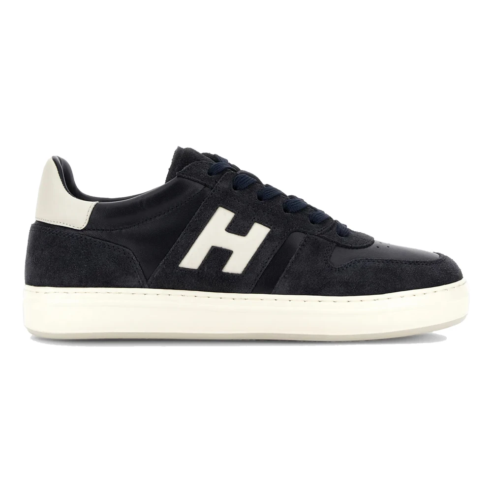 Hogan Grand Central Perforated Sneakers Heren Schoenen Zwart