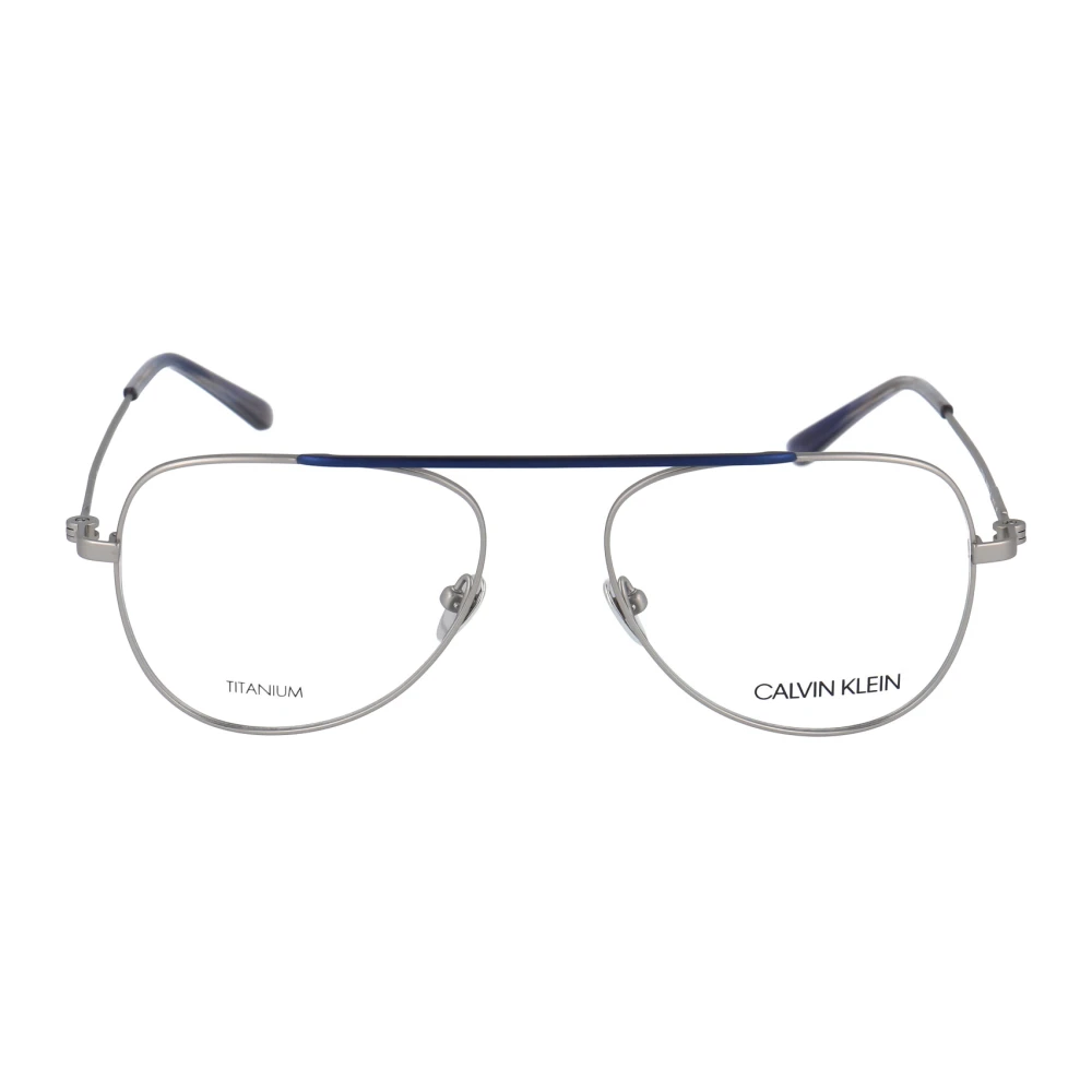 Calvin Klein Men's Gray Glasses, 54 Mm, Optical Glasses