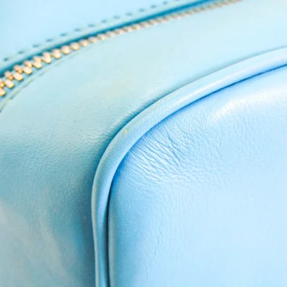 Bottega Veneta Vintage Pre-owned Leather clutches Blue Dames