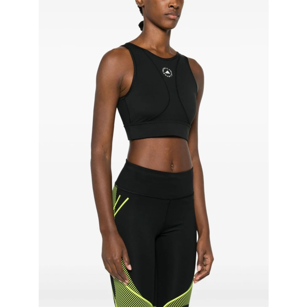adidas by stella mccartney Crop Top Black Dames