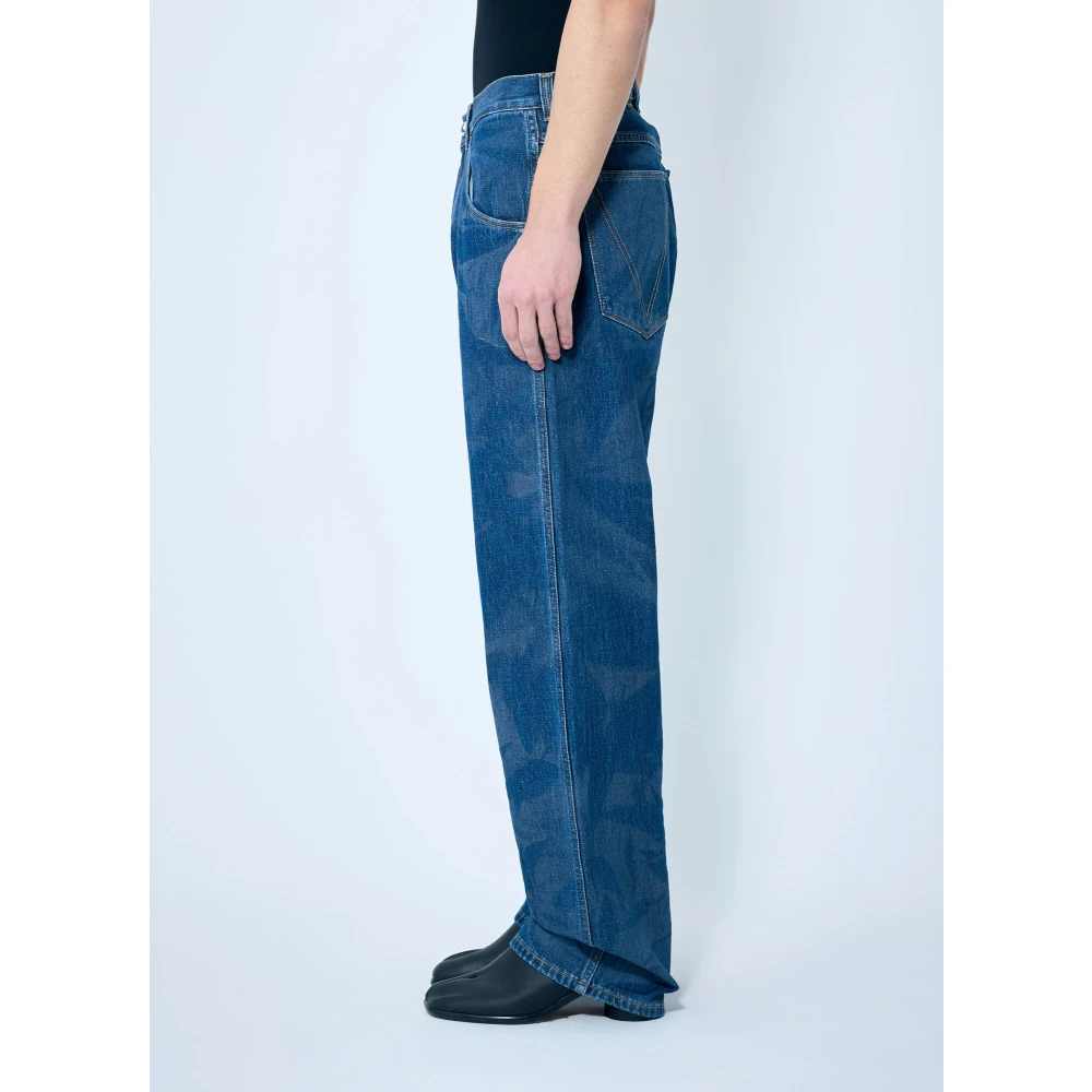 Vivienne Westwood Baggy Jeans met Grafisch Motief Blue Heren