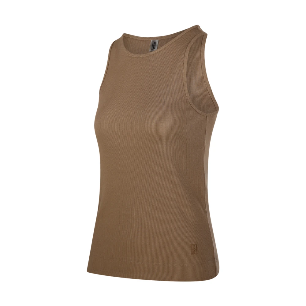 By Malene Birger Lichtbruine Amani T-shirt By Herenne Birger Brown Dames