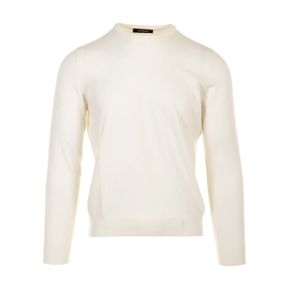 Gran Sasso Witte Sweater Paricollo White Heren