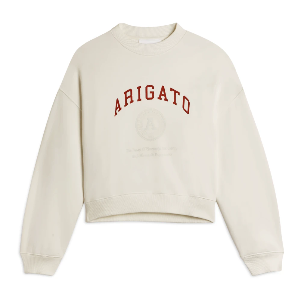 Axel Arigato Women's Beige Sweatshirts, Xs, University Sweatshirt