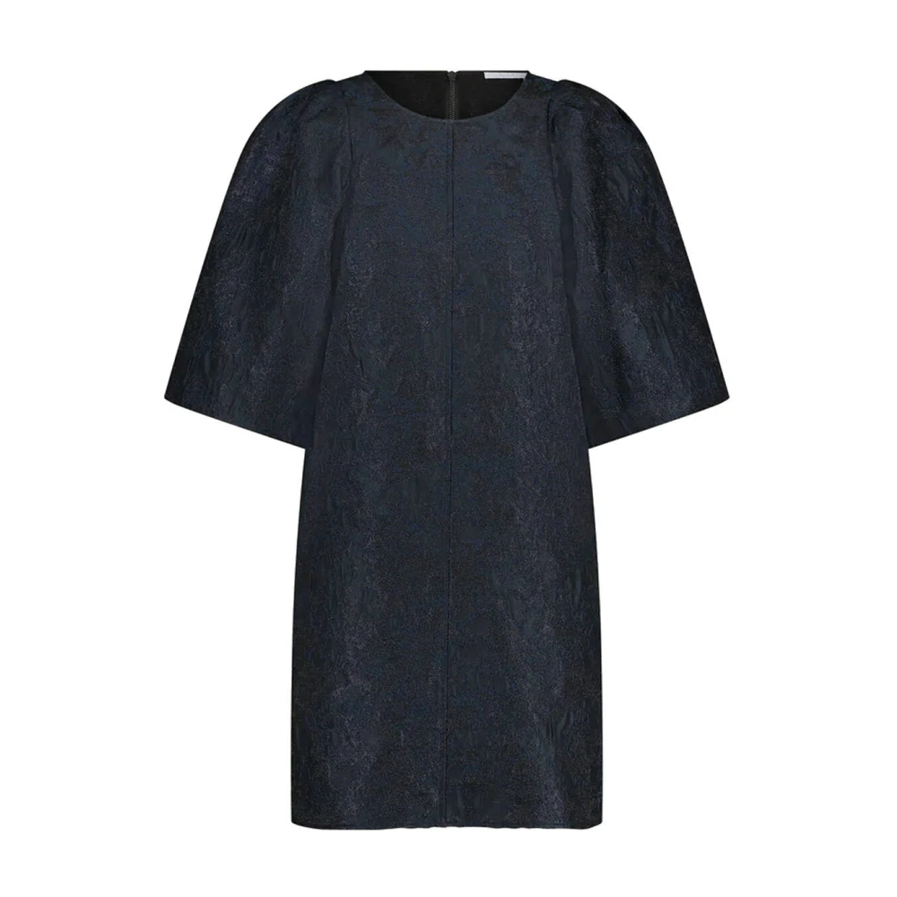 By-Bar Jacquard Jurk Zasu Model Blue Dames