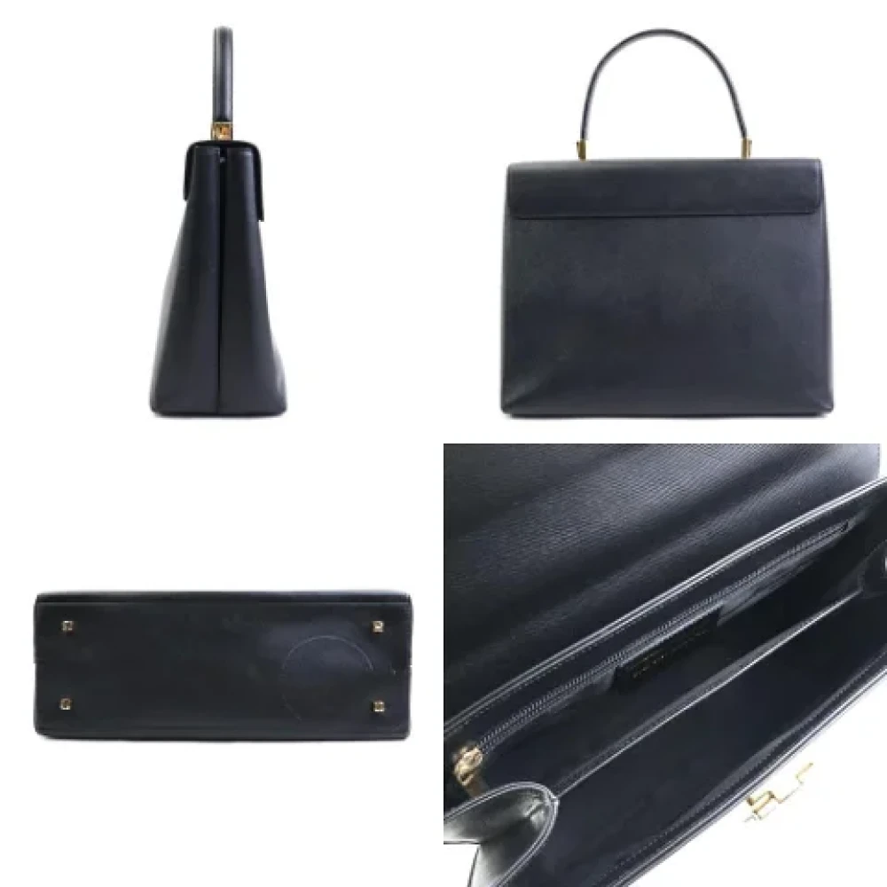 Salvatore Ferragamo Pre-owned Leather handbags Black Dames