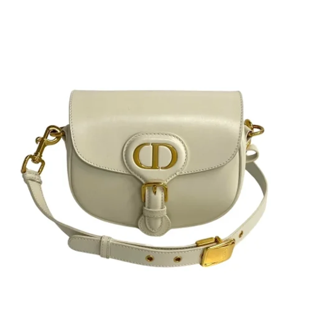 Dior Vintage Pre-owned Leather dior-bags White Dames