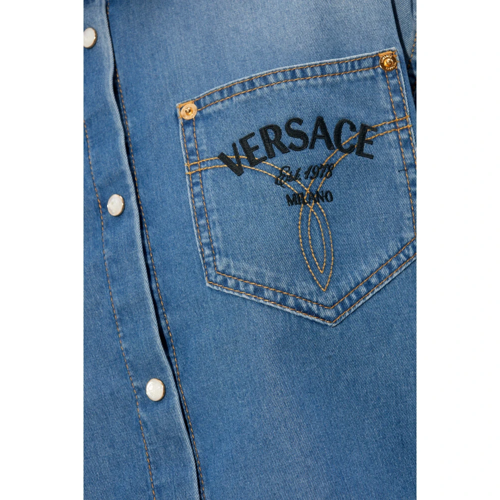 Versace Denim shirt Blue Dames