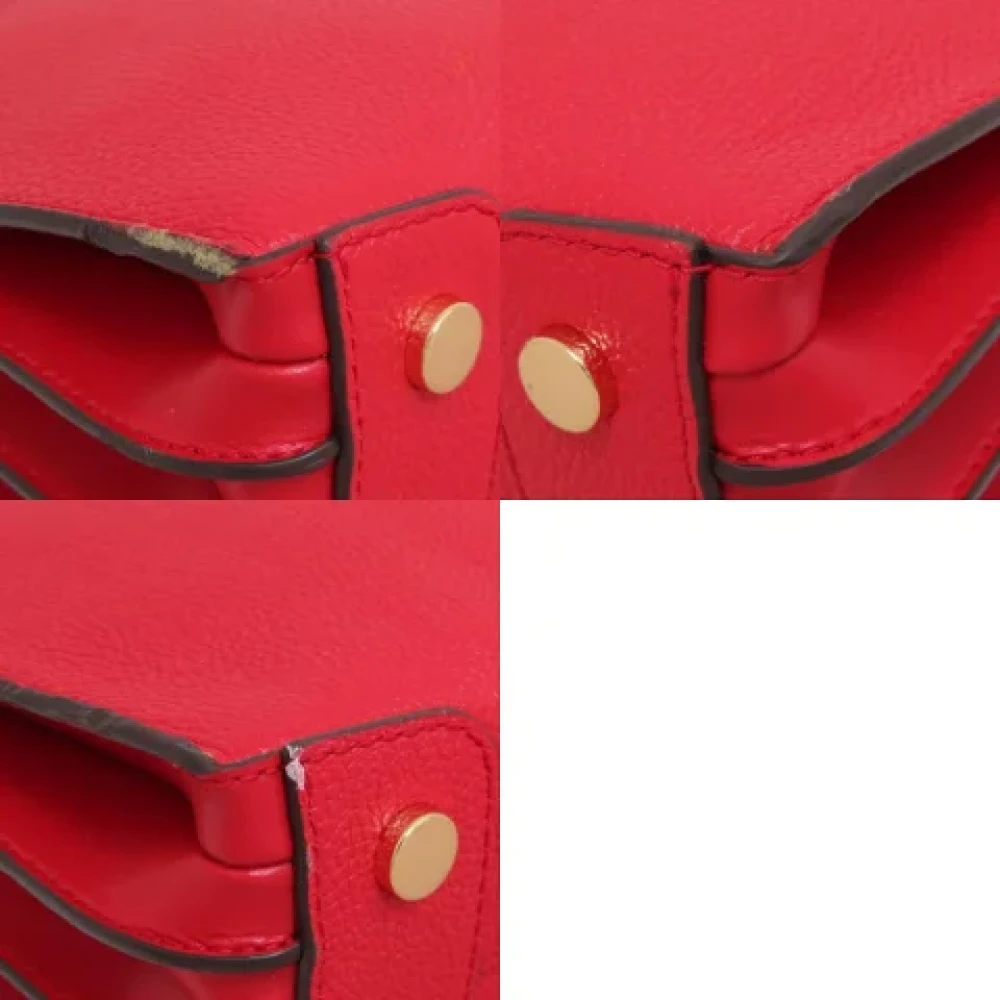 Michael Kors Pre-owned Leather handbags Red Dames