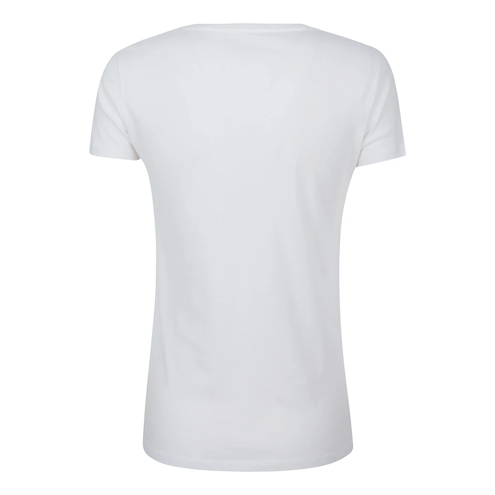 majestic filatures Witte katoenen T-shirts en polos White Dames