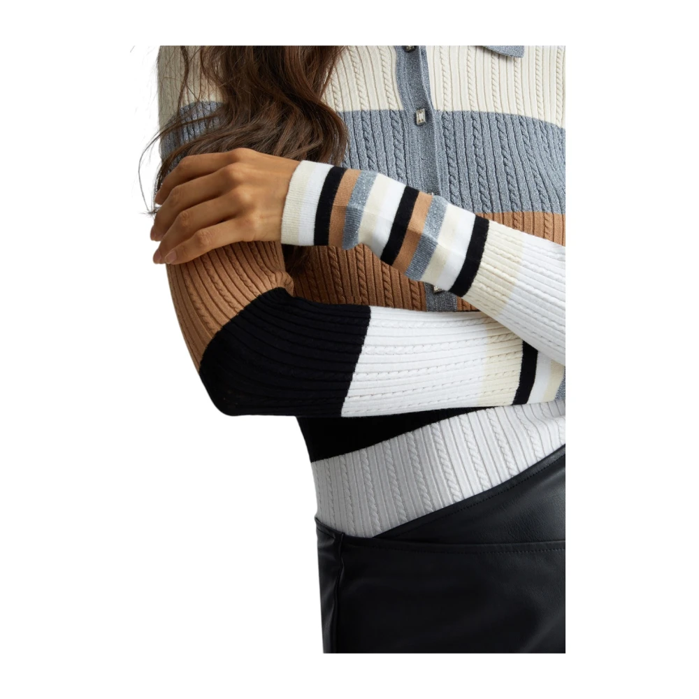 Liu Jo Stijlvolle Gebreide Top Multicolor Dames