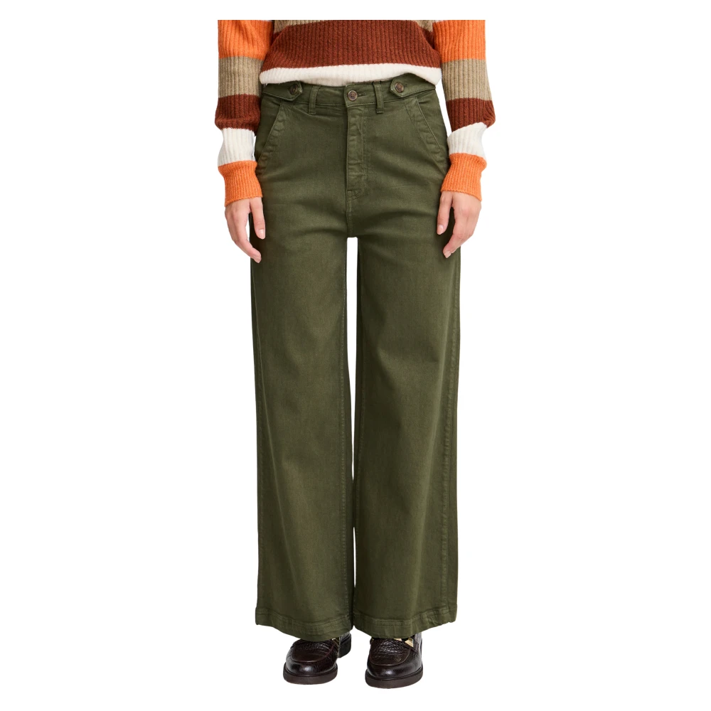 b.young Vida Ben Jeans Khaki Green, Dam