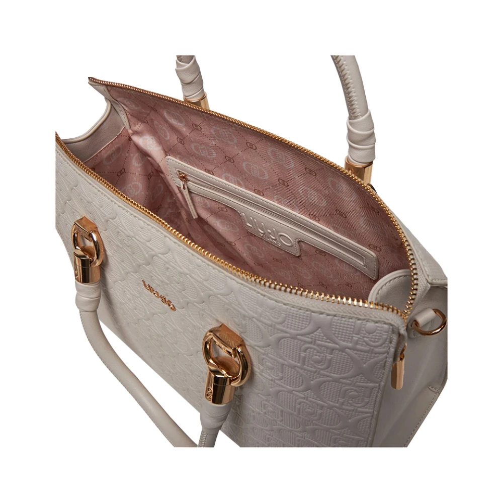 Liu Jo Elegante Beige Handtas met Gouden Details Beige Dames