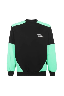 Logo Patch Bomullsweatshirt