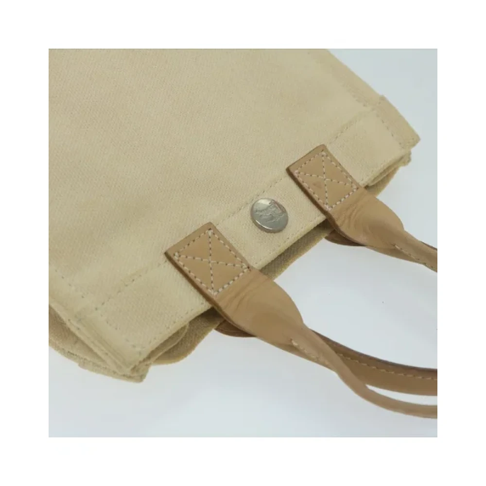 Burberry Vintage Pre-owned Cotton handbags Beige Dames