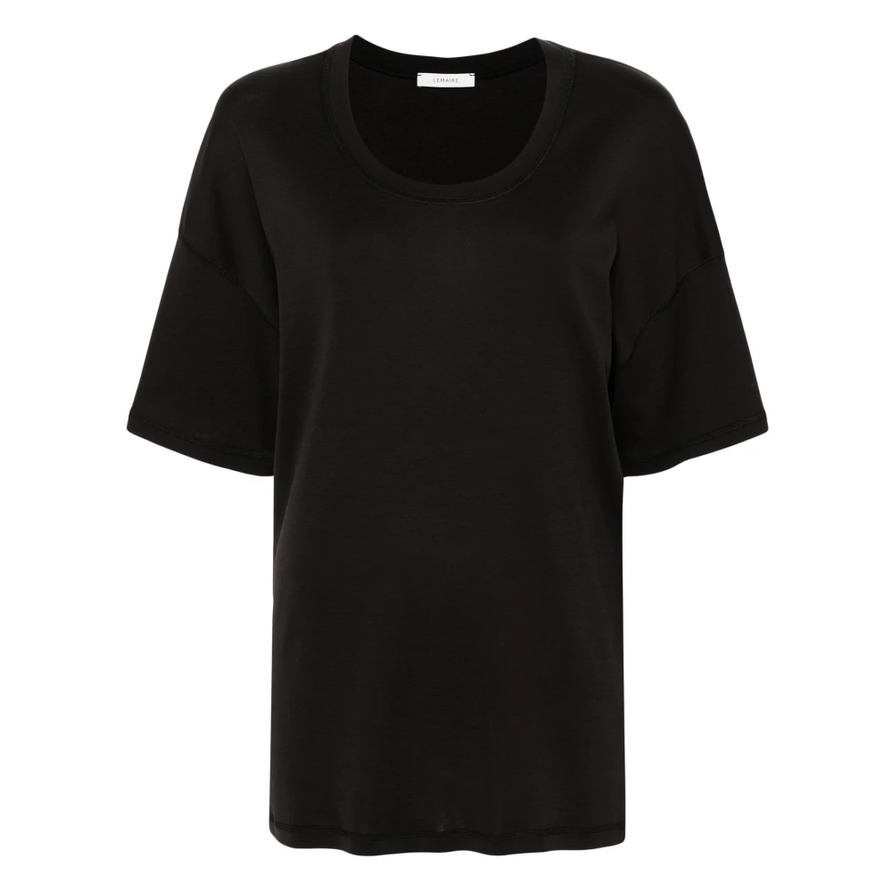 Lemaire Casual Katoenen T-shirt Black Dames