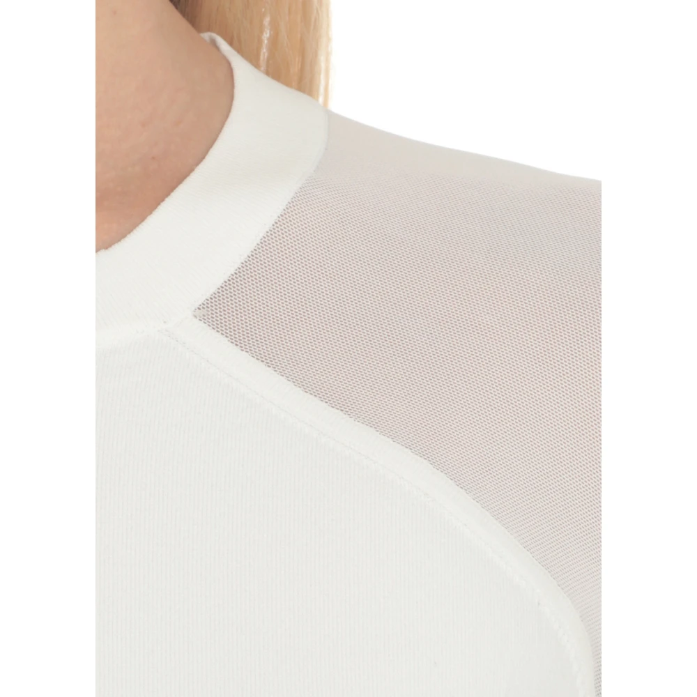 pinko Round-neck Knitwear White Dames
