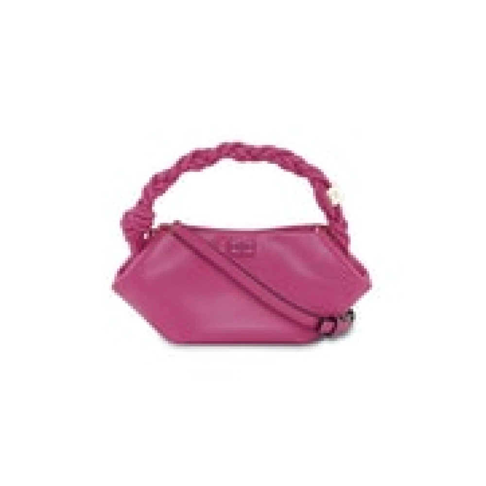 Ganni Bou Bag Mini Stilfull Handväska Pink, Dam