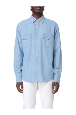 chemise-en-denim-decontractee-a-manches-longues