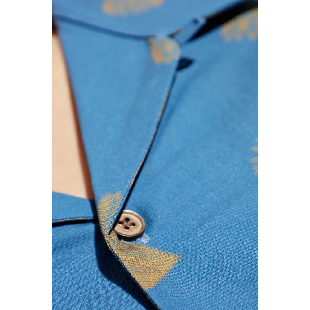 PS By Paul Smith Katoenen korte mouwen shirt Blue Heren