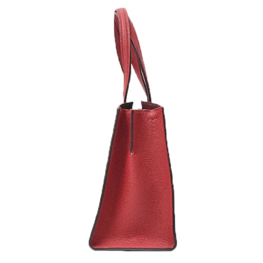 Coach Pre-owned Leather handbags Red Dames