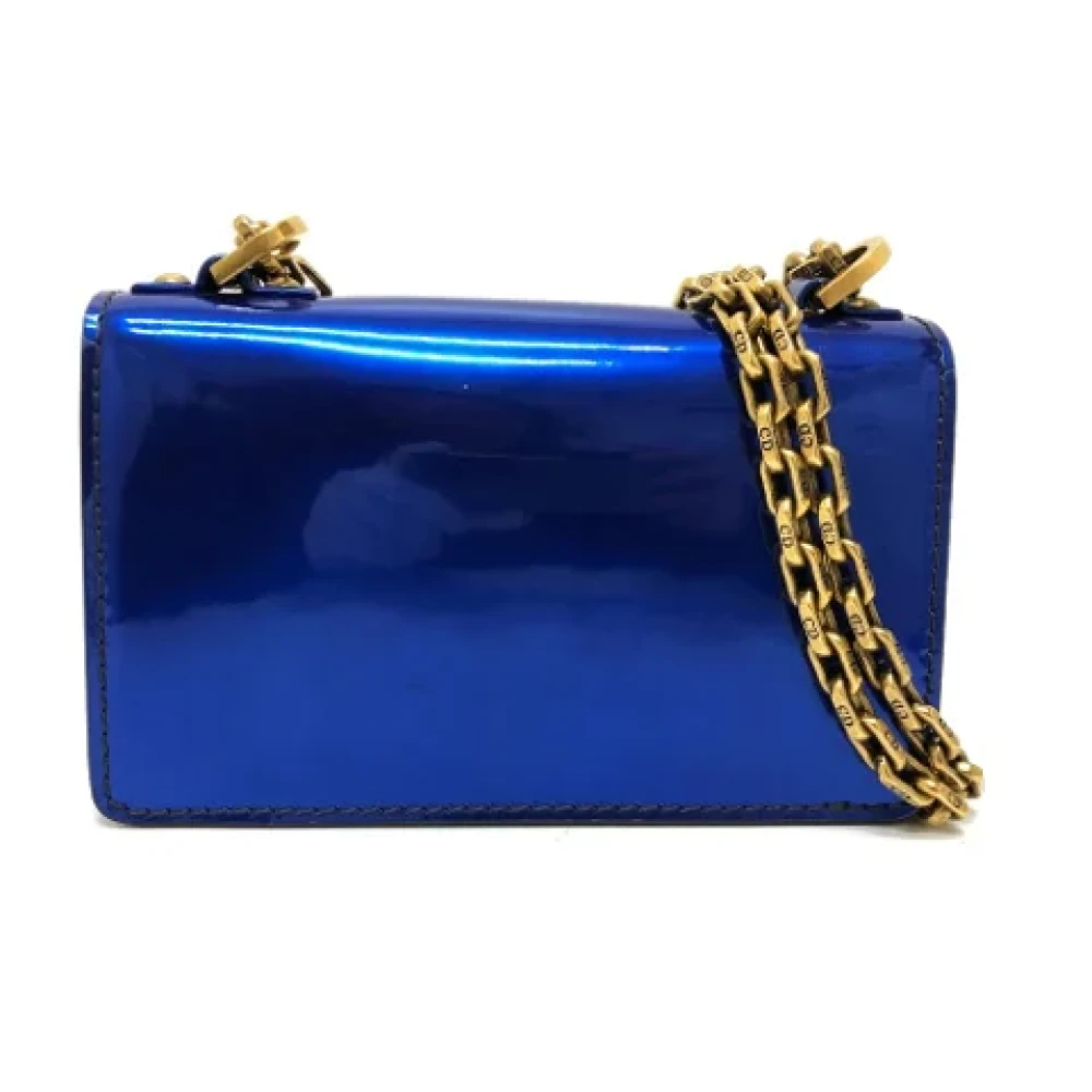 Dior Vintage Pre-owned Fabric dior-bags Blue Dames