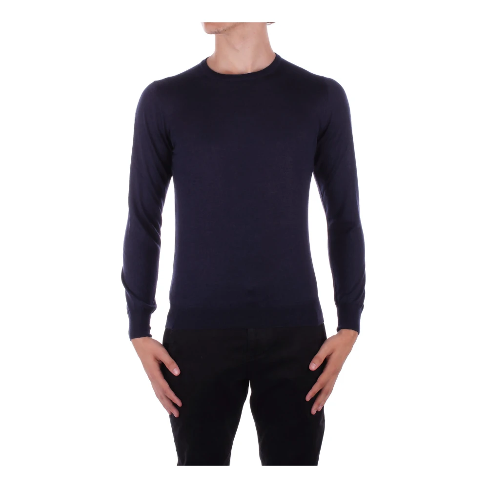 Tagliatore Blauwe Sweater Model Gsi24598 Blue Heren