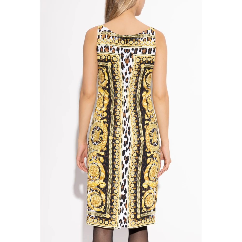 Versace Jurk met patroon Multicolor Dames