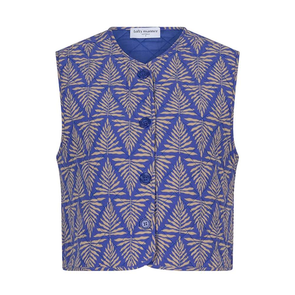 Lofty Manner Stijlvolle Gilet Lott Purple Dames