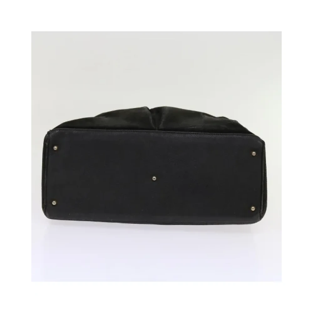 Gucci Vintage Pre-owned Suede handbags Black Dames