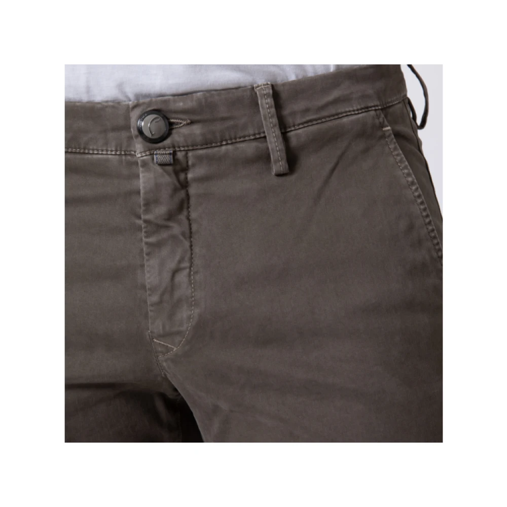 Jacob Cohën Slim Fit Taupe Peach Skin Pants Brown Heren